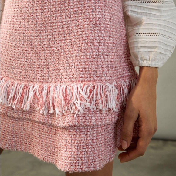 Anthropologie Maeve Tamara Fringed Sweater Skirt - Picture 4 of 4